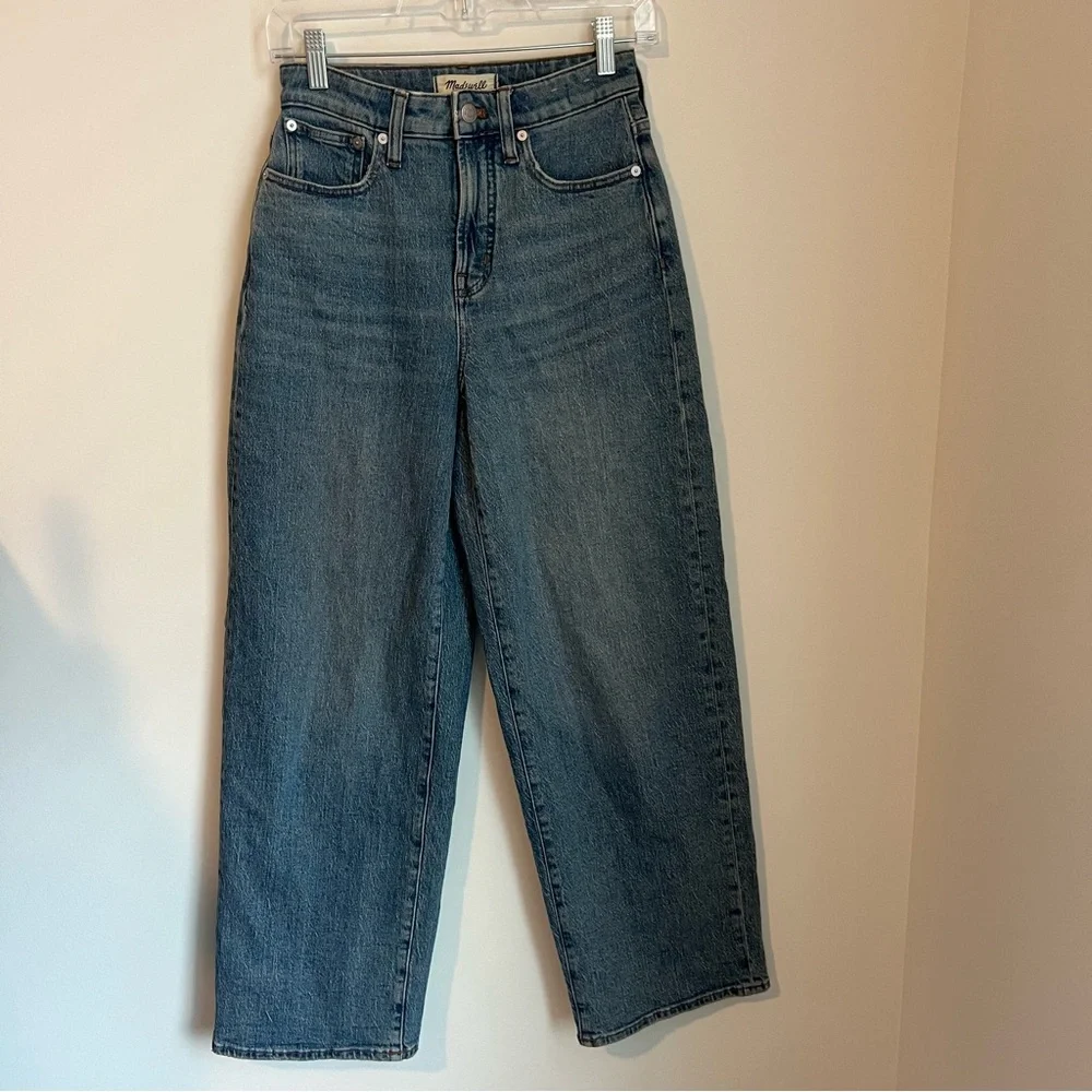 Madewell The Curvy Perfect Vintage Wide Leg Blue Jean Women's Size 25